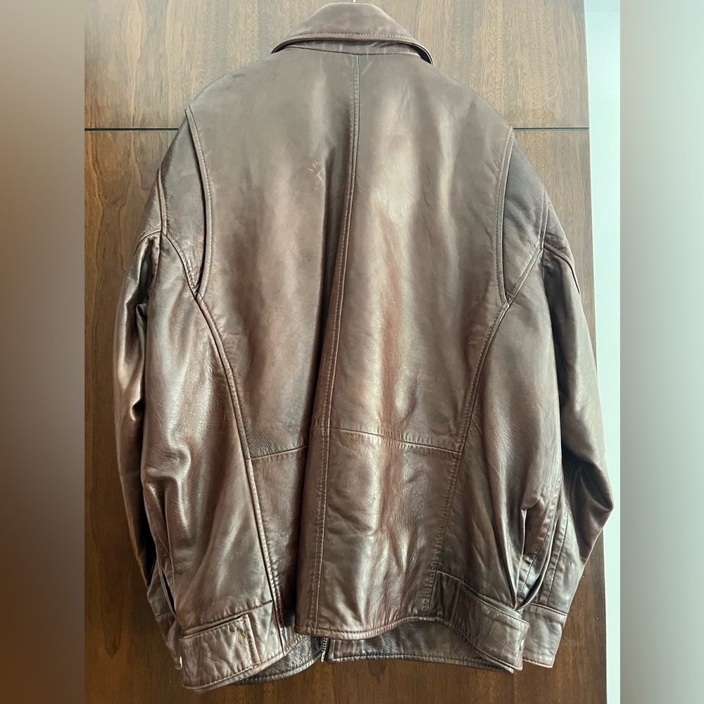 LAMARQUE Women's Rich Brown Leather Jacket - Picture 5 of 7